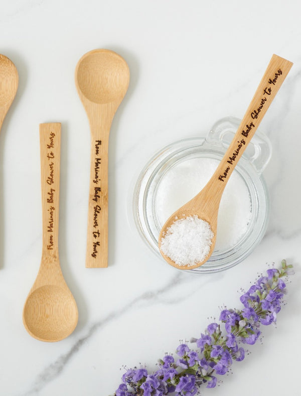 Custom Engraved Wooden Spoons for Every Occasion from Custom Spoon in Texas, Made in USA | Natural Bamboo, Birch and Premium Oak Wooden Spoons | Housewarming Gifts, Monogrammed Spoon Sets, Bridal Shower Party Favors and Gifts