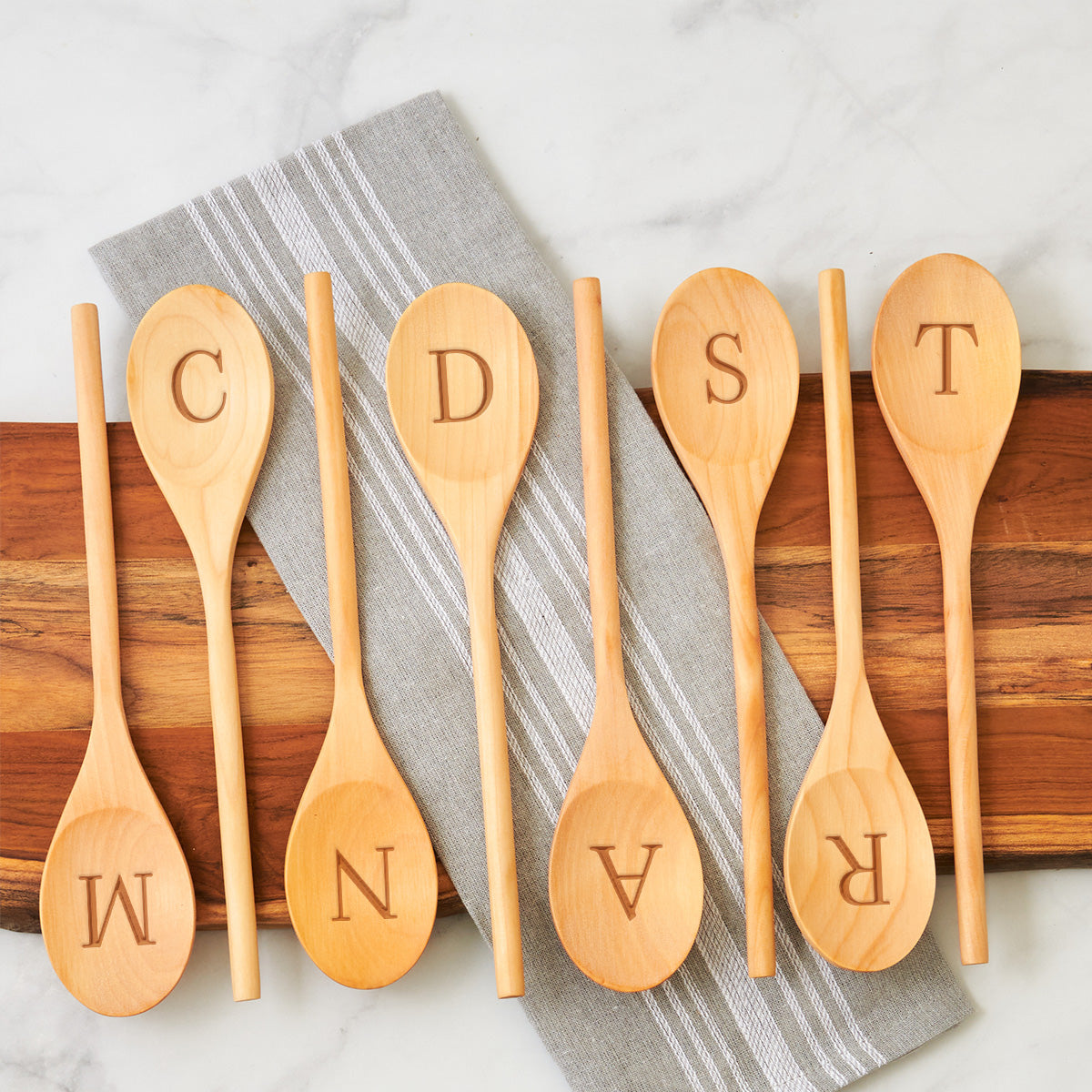 Custom Initial Wooden Spoon