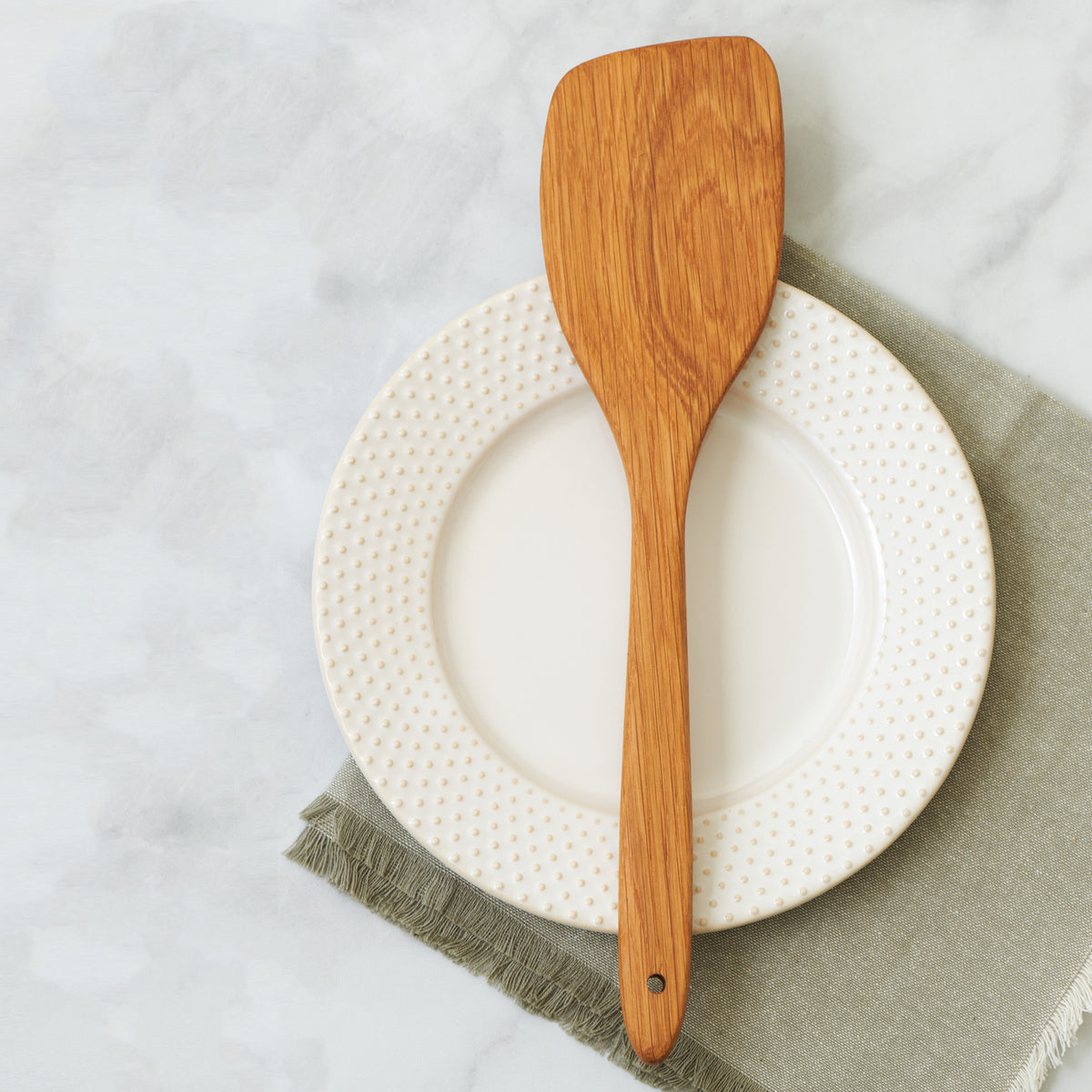 Mr &amp; Mrs Cooking Utensil Set - Oak Wood