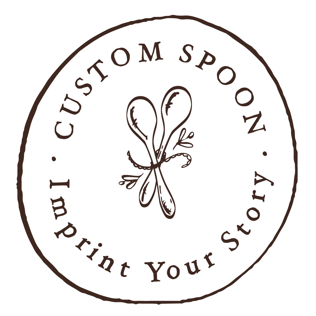 Custom Spoon Engraved Wooden Spoons for Special Occasions and Every Day Use | Customized Party Favors, Bridal Shower Gifts and Housewarming Gifts | Customized Wooden Spoons