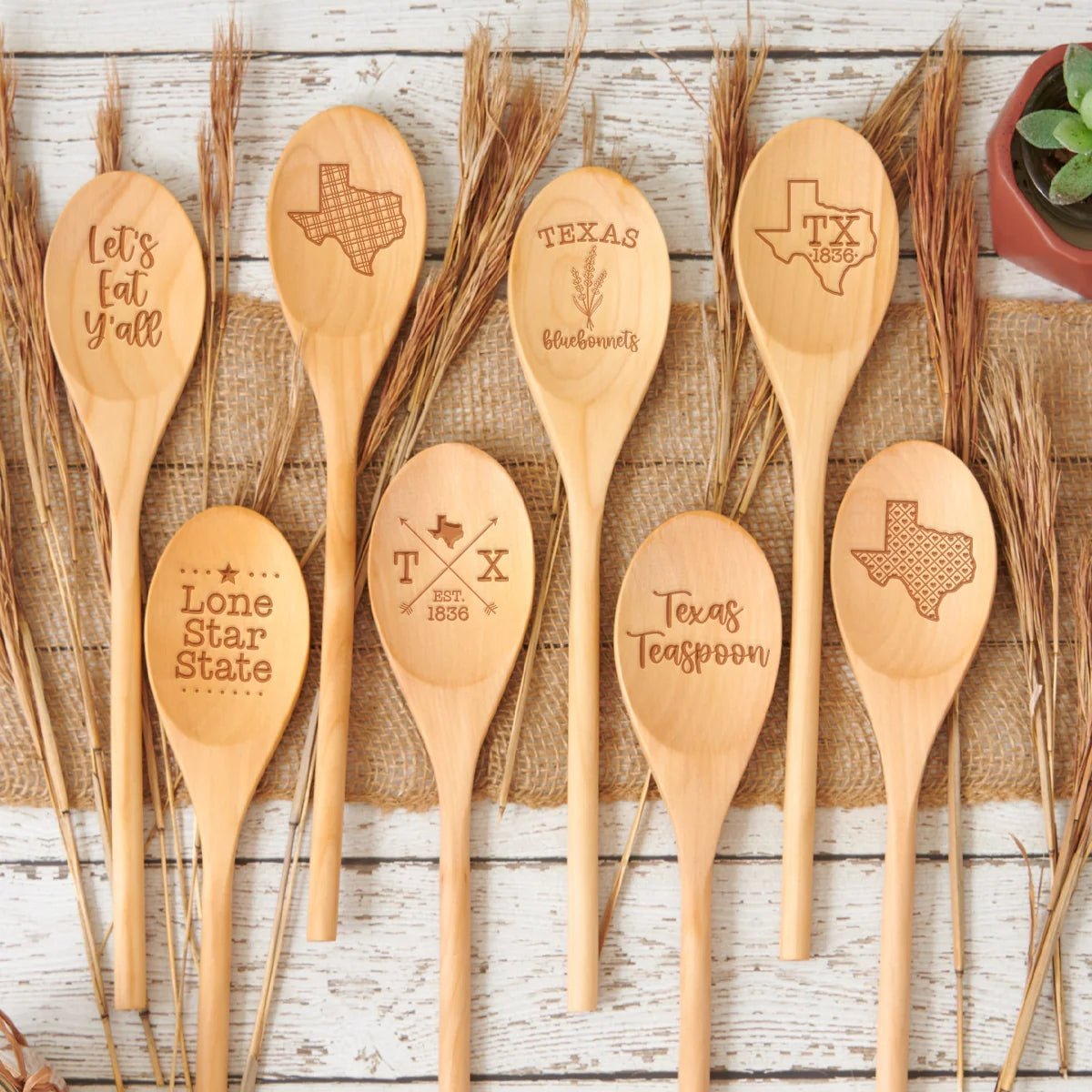 Texas Wooden Spoon | Custom Design Options